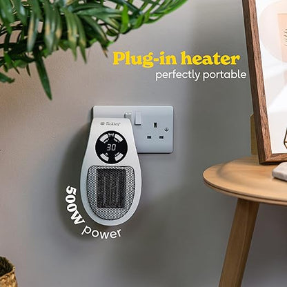 Mini Wall-mounted Heater in use