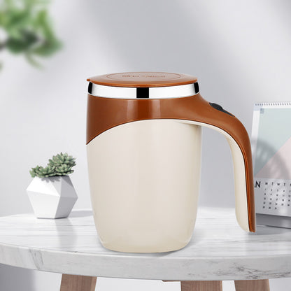 Self Stirring Coffee Mug Coffee Brown