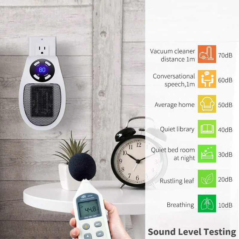 Mini Wall-mounted Heater Sound Level Testing